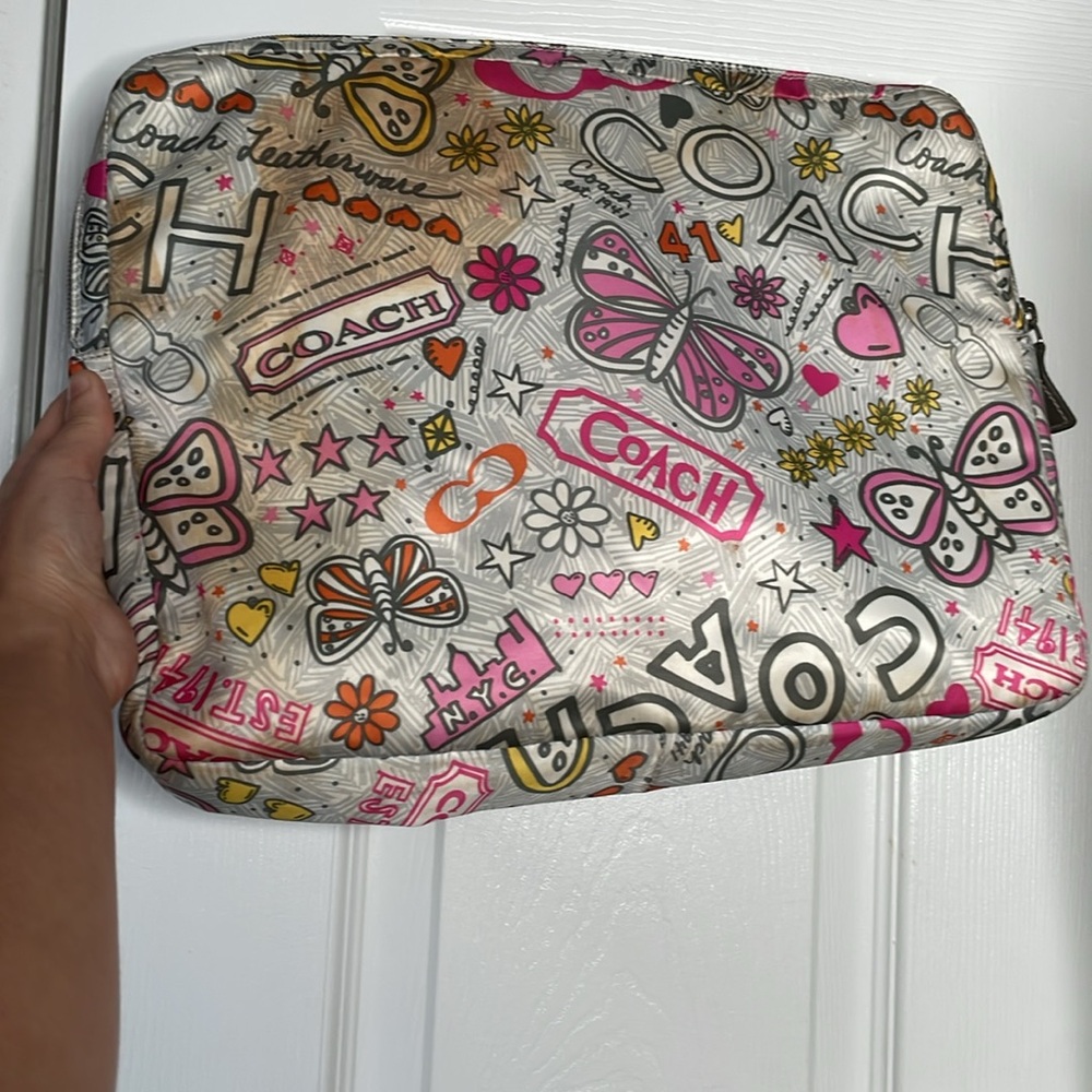 Coach poppy laptop sleeve - Picture 4 of 8